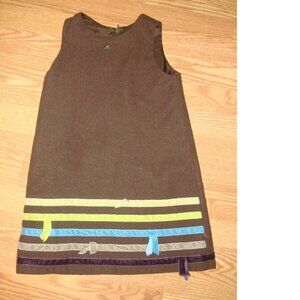 New Lili Gaufrette Brown Dress Youth Size 8